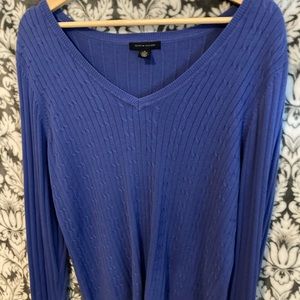 Tommy Hilfiger XL Ivy Cable V-Neck Sweater